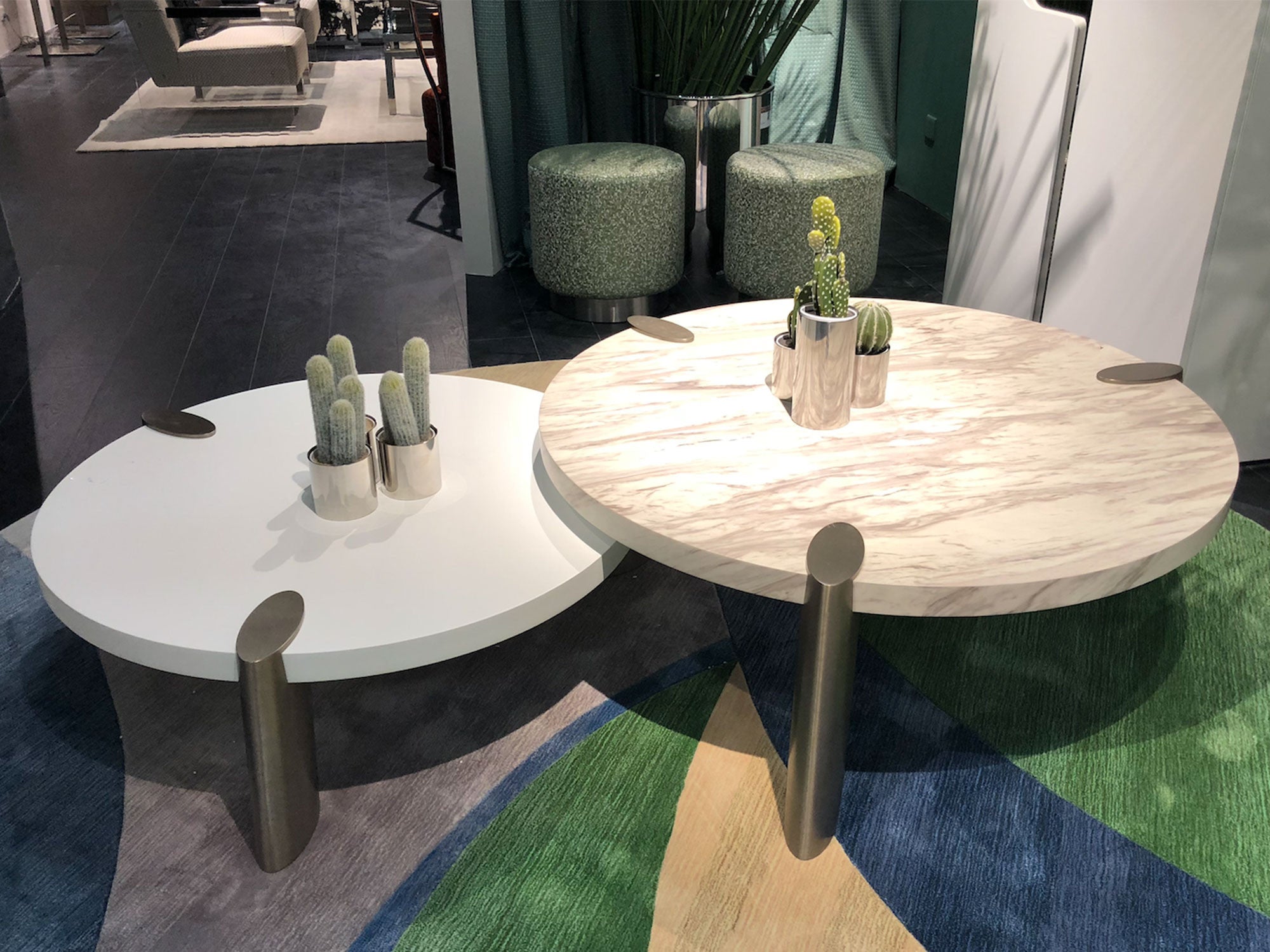 Matte White Finish Coffee Table - 40 x 40 x 13