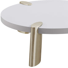 Matte White Finish Coffee Table - 40 x 40 x 13