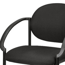 Set Of Two Navy Blue Fabric Seat Swivel Adjustable Task Chair Fabric Back Steel Frame