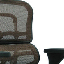 Plum Swivel Adjustable Executive Chair Mesh Back Plastic Frame