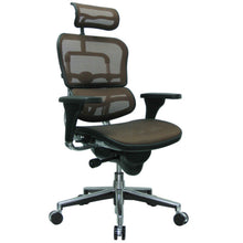 Plum Swivel Adjustable Executive Chair Mesh Back Plastic Frame