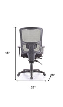 Green Fabric Seat Swivel Adjustable Conference Chair Fabric Back Plastic Frame