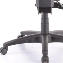 Green Fabric Seat Swivel Adjustable Conference Chair Fabric Back Plastic Frame