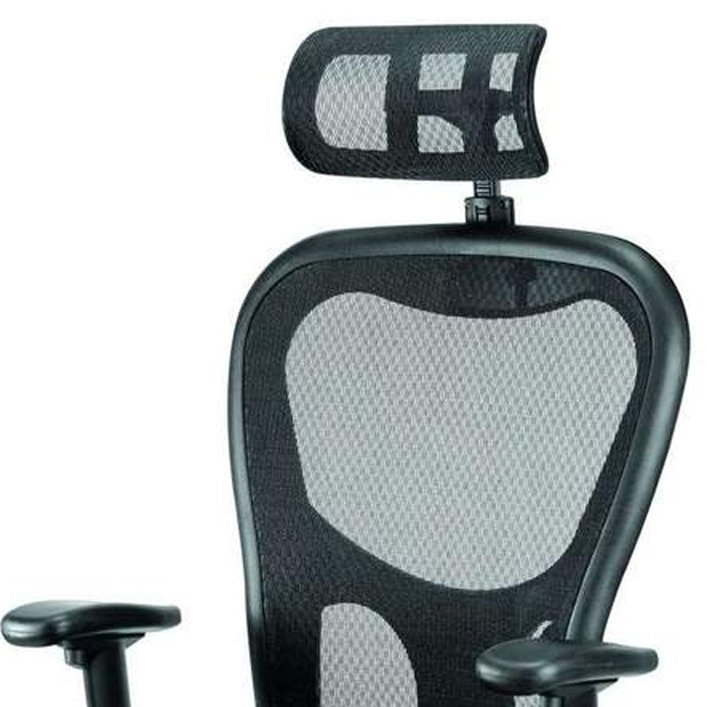 Green Fabric Seat Swivel Adjustable Executive Chair Mesh Back Plastic Frame