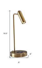 Ultra Sleek Brass Metal Led Desk Lamp
