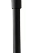 Black Torchiere Floor Lamp With White Cone Shade 73