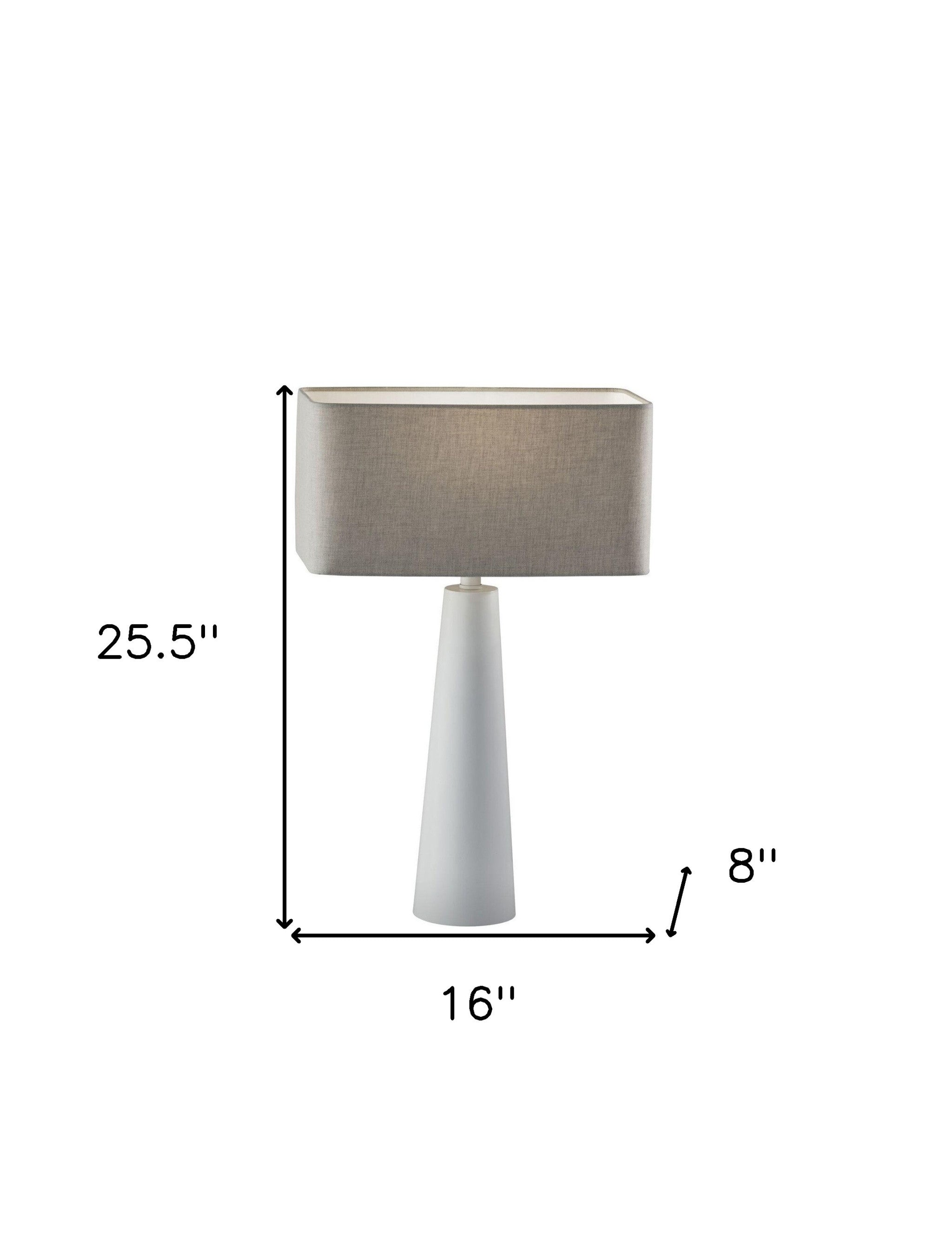 Urban Edge Black Metal Table Lamp
