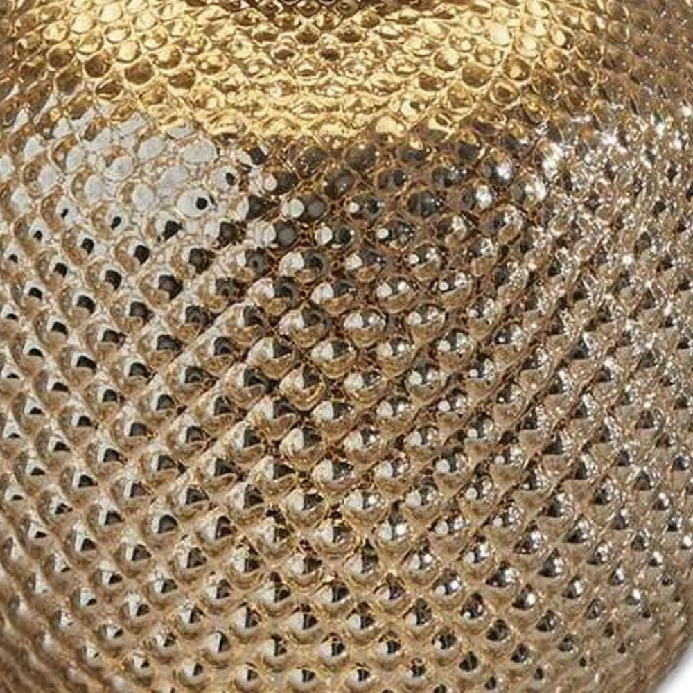 Bronze Metal Dotty Table Lamp With Night Light