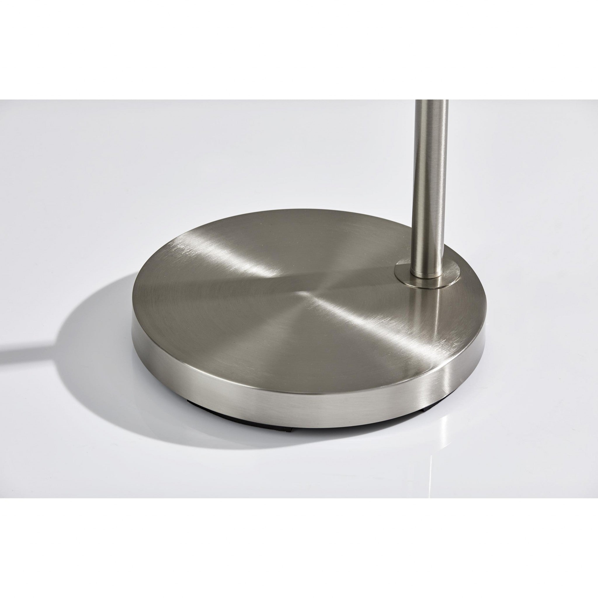 60" Task Floor Lamp With Clear Globe Shade