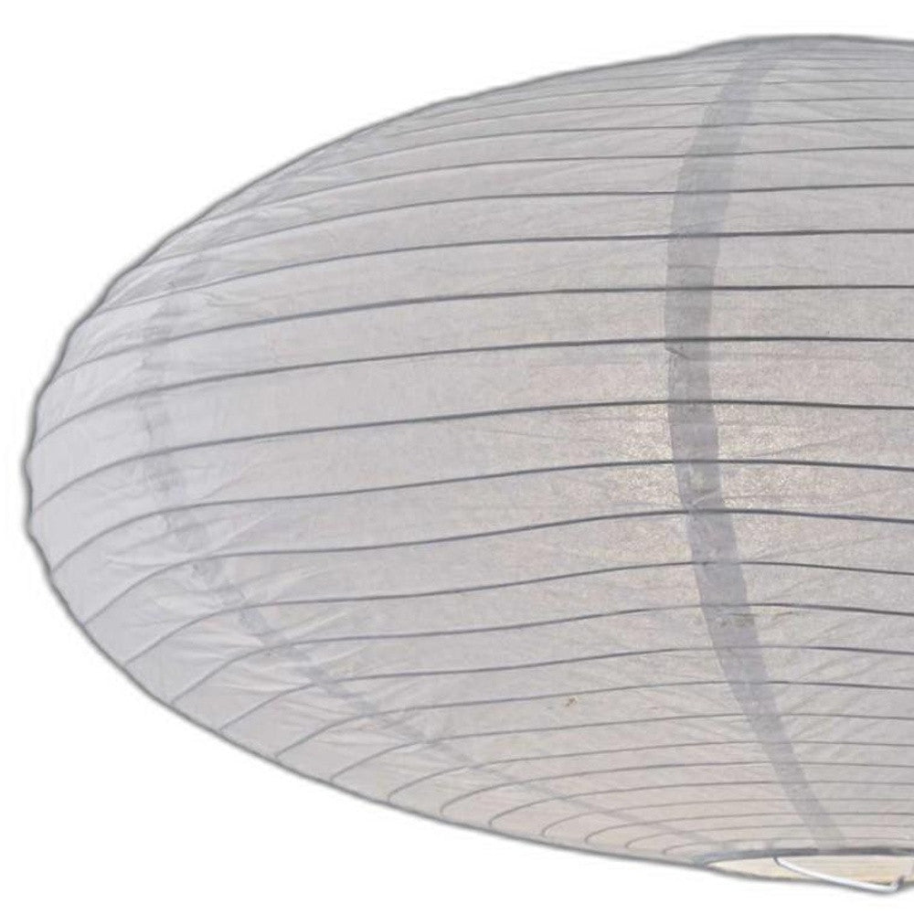 80" Steel Arc Floor Lamp With White Solid Color Globe Shade