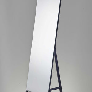 Espejo de piso negro de 17" X 17" X 56.75"