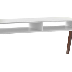 現代復古黑色和胡桃木飾面咖啡桌