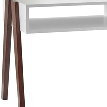 現代復古黑色和胡桃木飾面咖啡桌