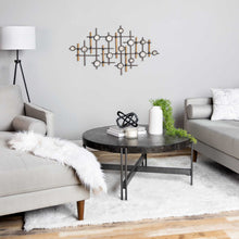 Geo Circles And Lines Large Wall Art