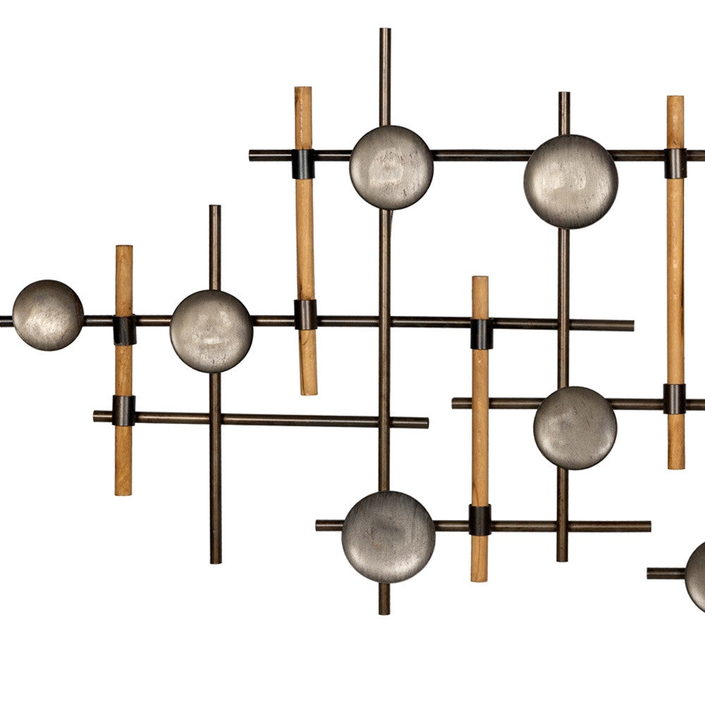 Geo Circles And Lines Large Wall Art