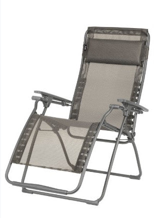 27.6" X 64.2" X 45.3"  Graphite Powder Coated Recliner