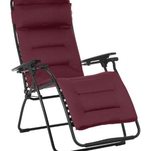 27.5" X 32.7" X 46" Bordeaux Powder Coated Recliner