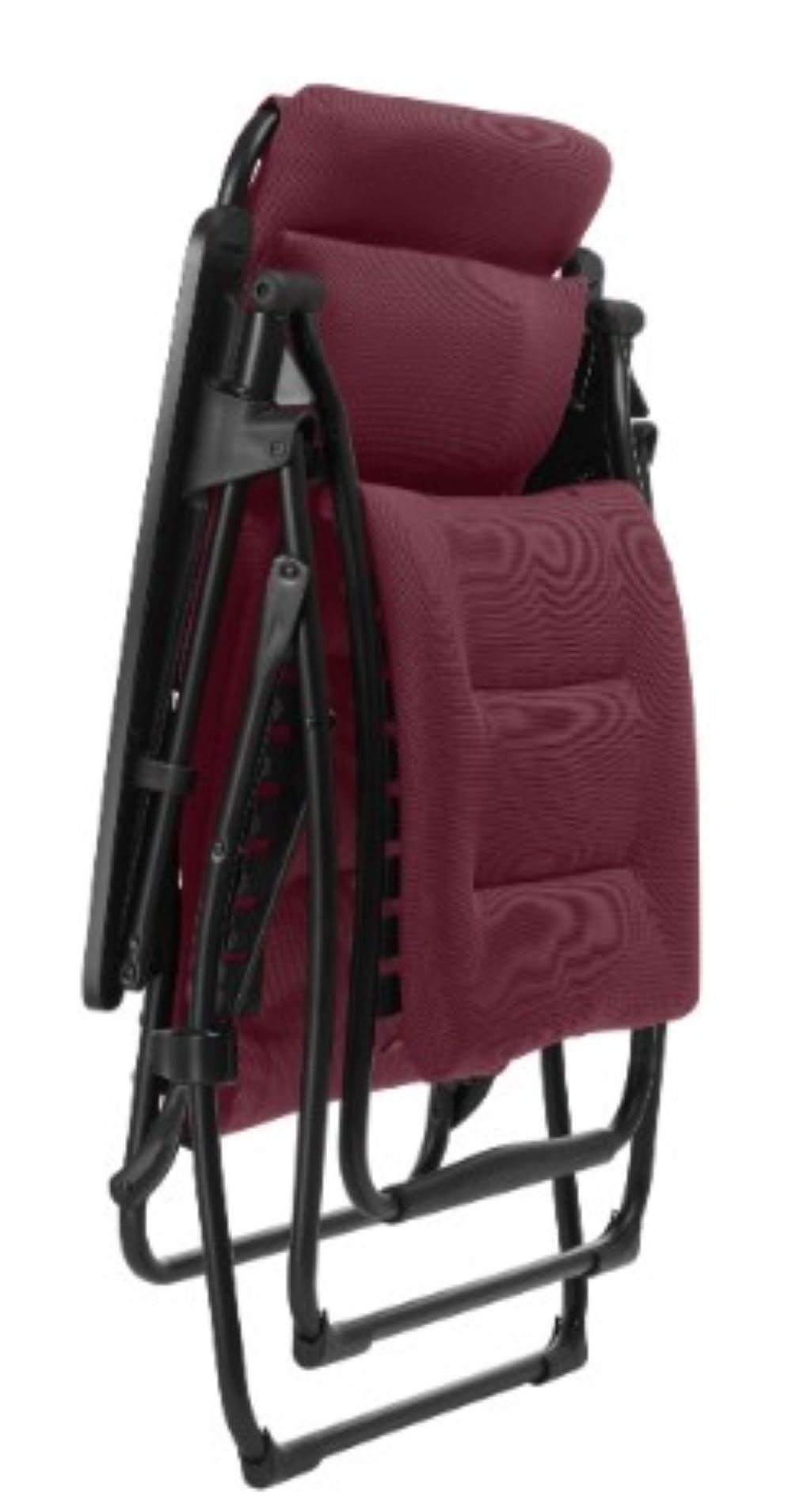 27.5" X 32.7" X 46" Bordeaux Powder Coated Recliner