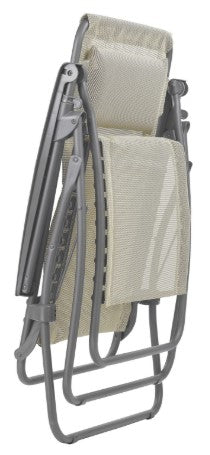 26.8" X 64.2" X 44.9" Ocean Powder Coated Multi-Position Folding Recliner