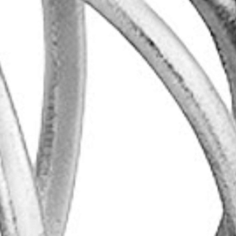 6" X 6" X 5" Silver Aluminum Small Sphere