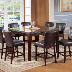 20" X 24" X 40" Espresso Polyurethane Counter Height Chair (Set-2)