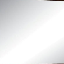 Espejo de vidrio transparente y espresso de 39