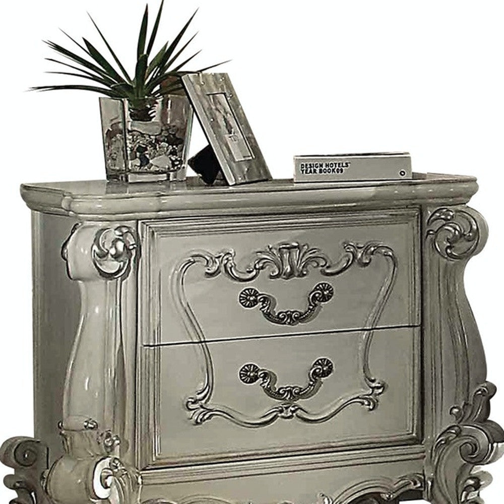 35" X 23" X 31" Cherry Oak Wood Nightstand