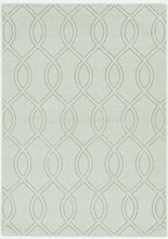 8' Ivory Polyester Rug