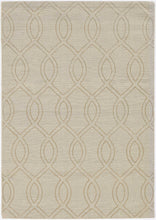 8' Beige Polyester Rug