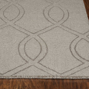 8' Taupe Polyester Rug