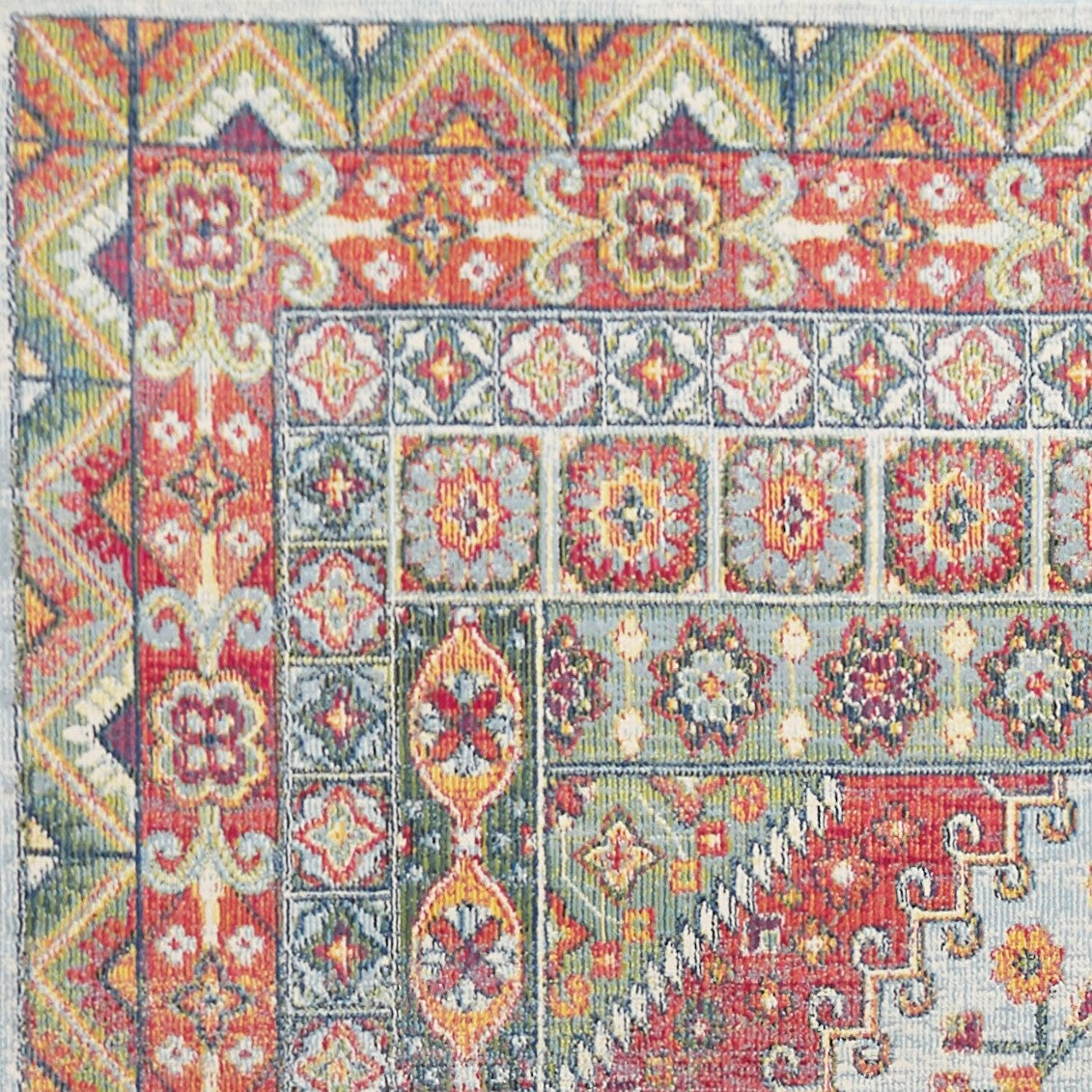 94" X 134" Sand Or Coral Polypropylene Rug