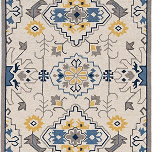 2' X 3' Ivory Polypropylene Accent Rug