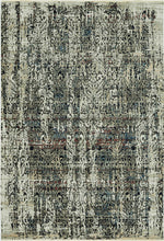 2' X 8' Grey Medallion Runner Rug