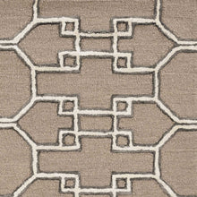 144 X 180 Mocha Wool Or Viscose Rug