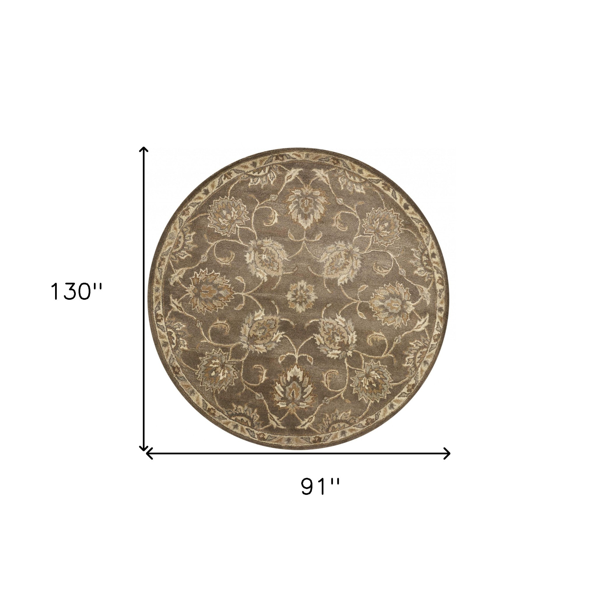 3'X5' Teal Machine Woven Floral Traditional Indoor Area Rug