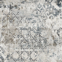 8 英尺青色機織仿舊傳統室內地毯