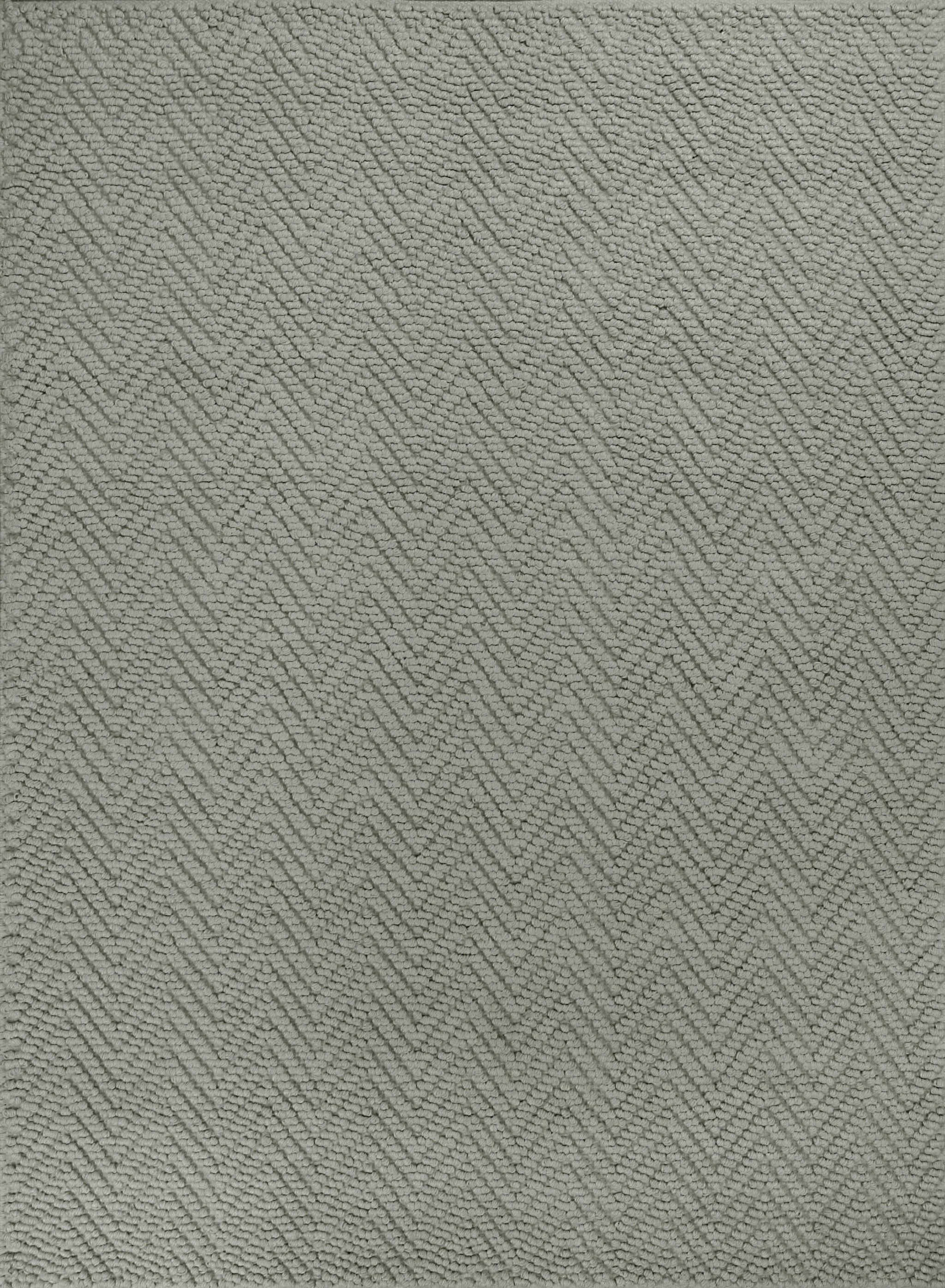 2'X4' Grey Heather Hand Woven Herringbone Jute Indoor Accent Rug