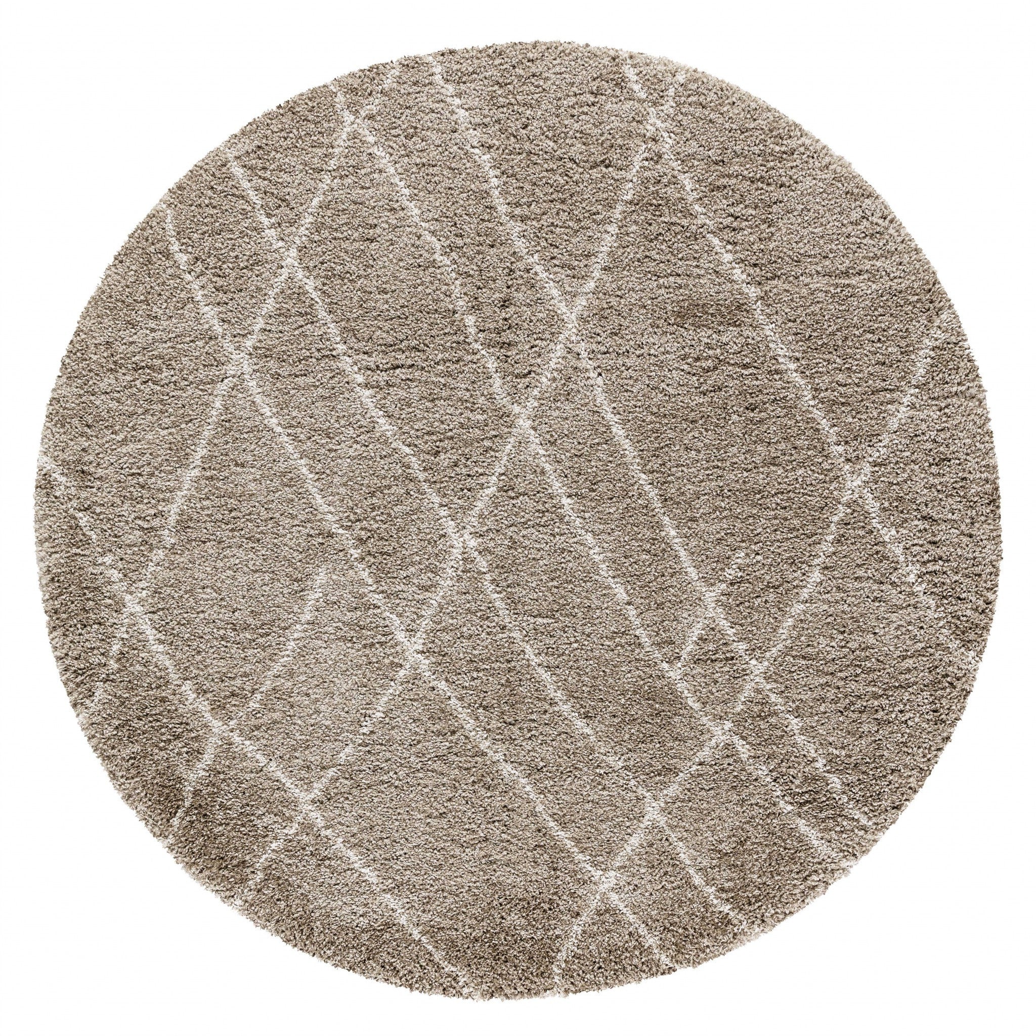 94 X 126 Sand Polypropylene Rug