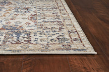 8'X10' Beige Machine Woven Bordered Floral Indoor Area Rug