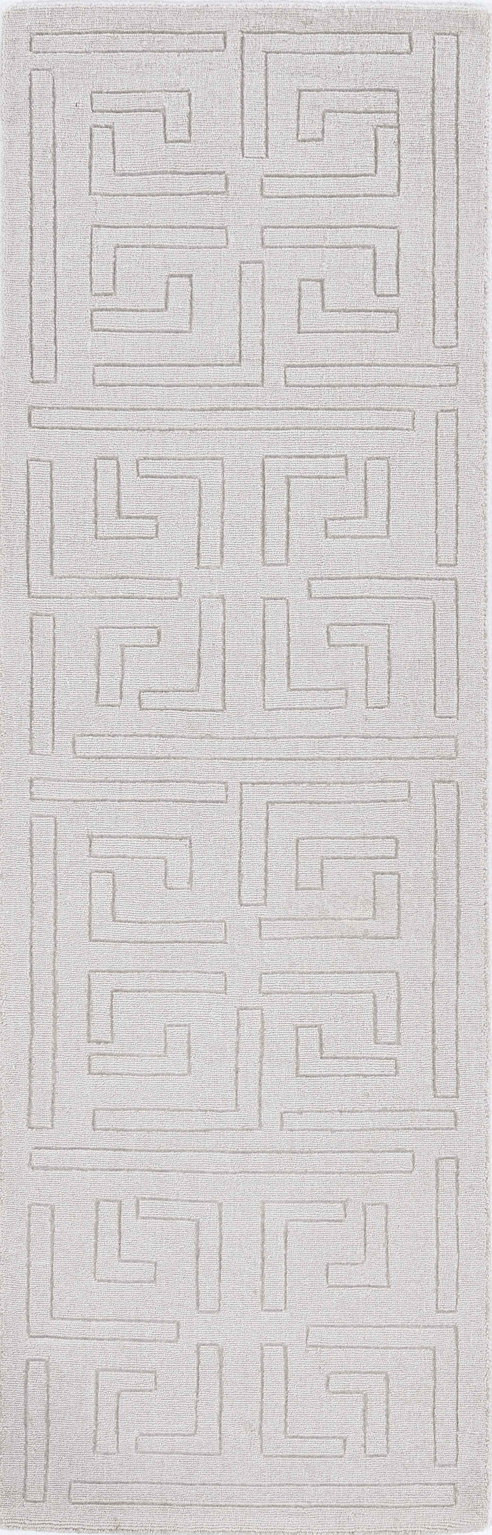 8'X10' Beige Machine Woven Bordered Floral Indoor Area Rug