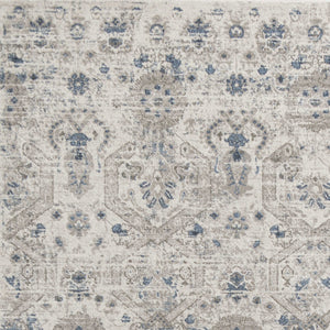 91 X 130 Ivory  Polypropylene Rug