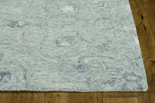 5'X7' Seafoam Blue Hand Tufted Floral Indoor Area Rug