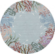 2' X 3' 藍色聚酯地毯