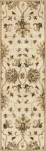 3'X5' Champagne Beige Hand Tufted Wool Traditional Floral Indoor Area Rug