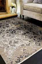 2' X 8' Ivory Or Beige Antique Pattern Runner Rug