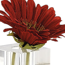 7 Hand Crafted Crystal Square Optical Bud Vase