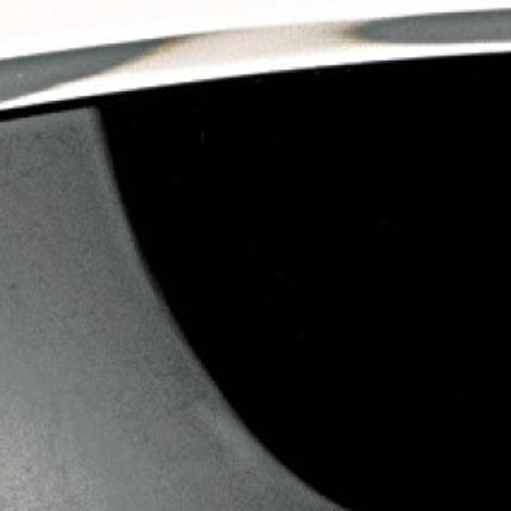 Cuenco negro azabache sin plomo de 6 cristales soplados a boca fabricados en Europa