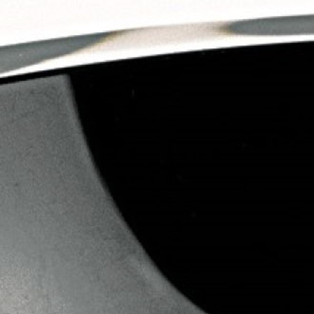 Cuenco negro azabache sin plomo de 6 cristales soplados a boca fabricados en Europa