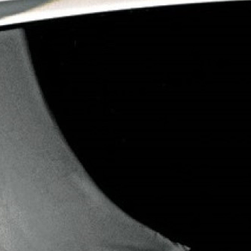 Cuenco negro azabache sin plomo de 6 cristales soplados a boca fabricados en Europa