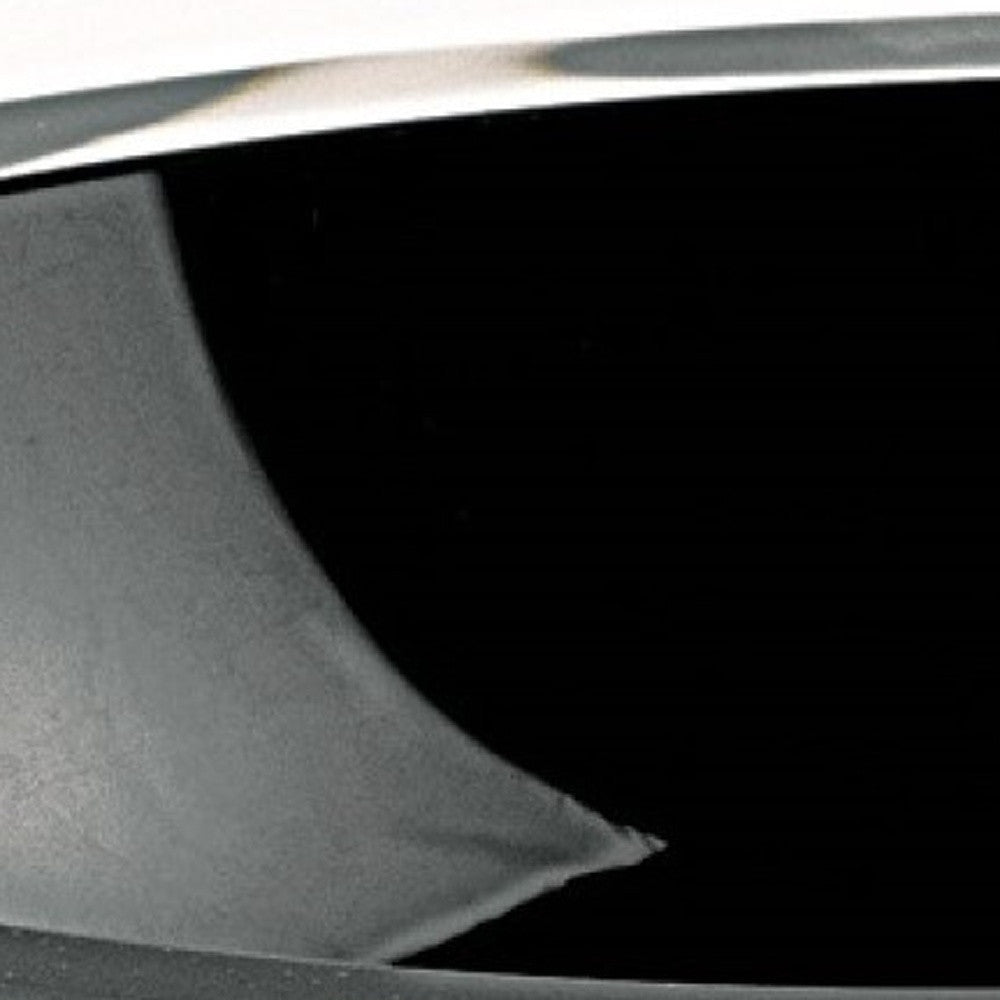 Cuenco negro azabache sin plomo de 6 cristales soplados a boca fabricados en Europa